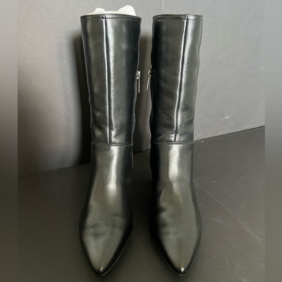 Aquatalia Black Mid-Calf Boot 9.5M NWOT - Picture 2 of 11